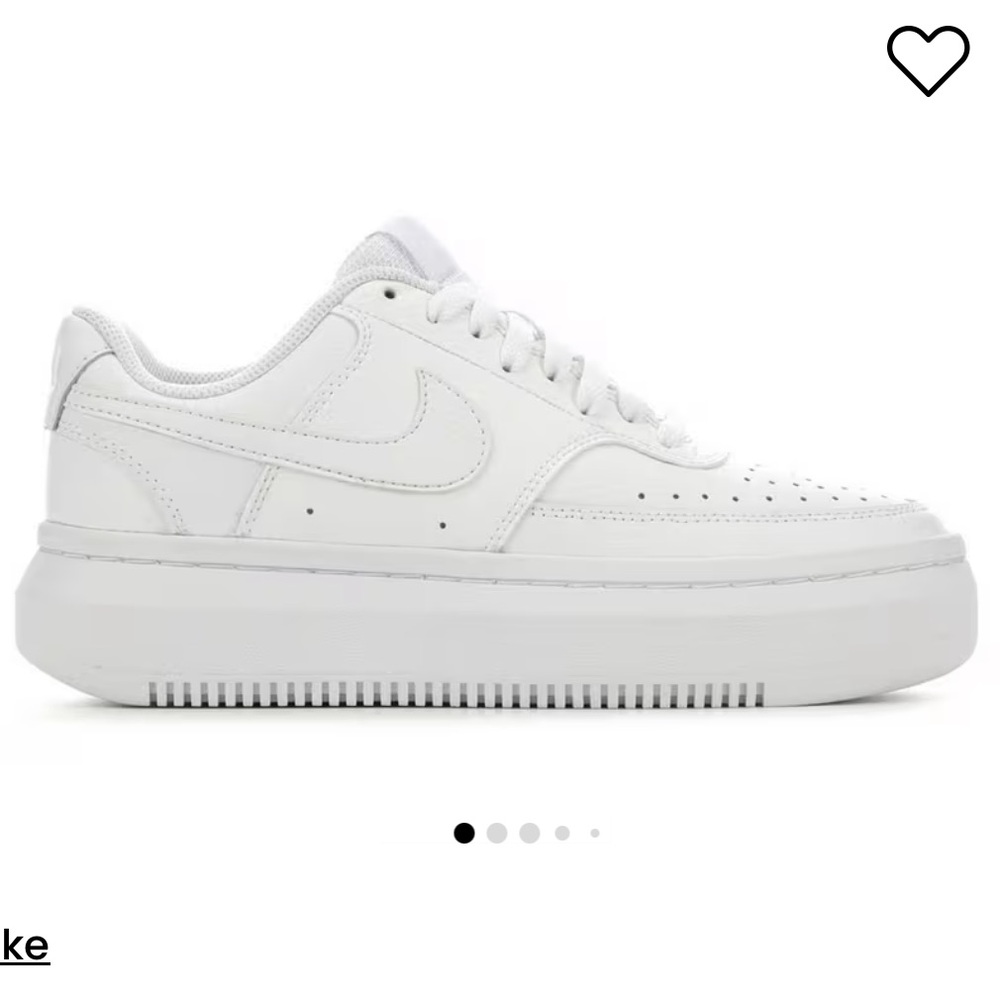 WOMEN'S NIKE COURT VISION ALTA LEATHER PLATFORM SNEAKERS